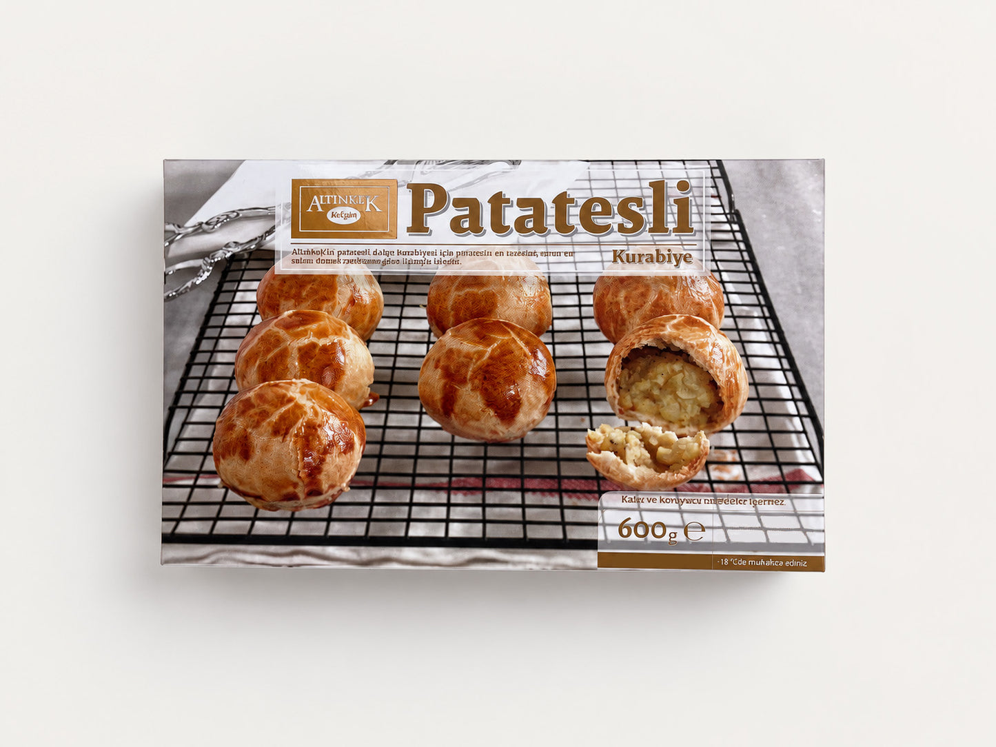 Patatesli Kurabiye Kutusu 600 gr